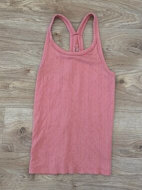 aerie Ribbed Racerback Tank - Dusty Rose XS Stretch